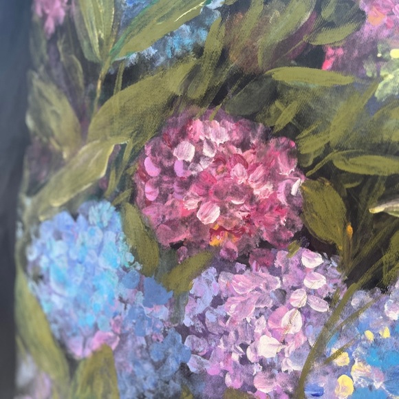 Handpainted eco friendly shoppers tote - Picture 3 of 7